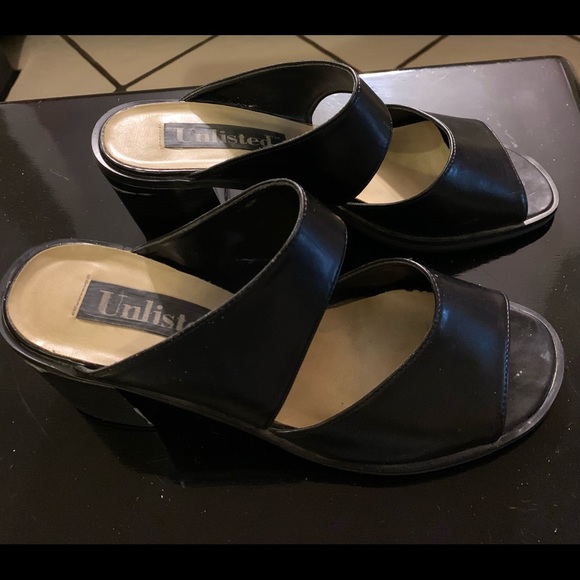 Unlisted Wide Bands Open-Toe Slip-On, 9 - Picture 7 of 7